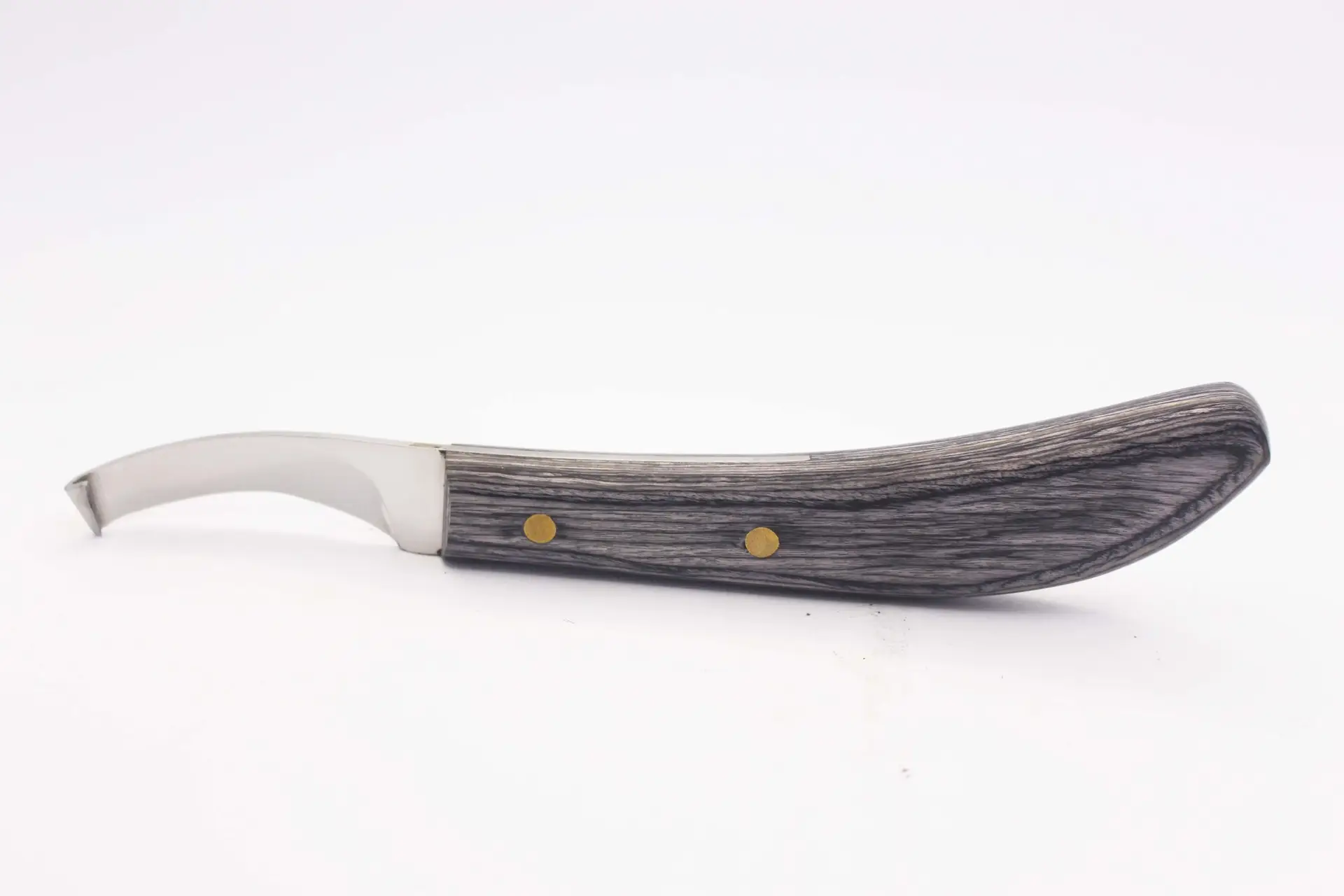Black Handle with Golden Pin Hoof Knife - Image 2